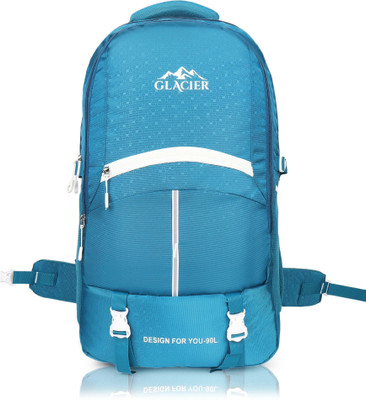 Glacier Large Travel Backpack,Hikking Back,Adventure Backpack Unisex ,3 Main 90 L Laptop Backpack(Blue)
