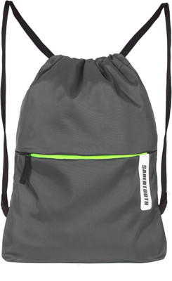 SABERTOOTH Dragon Backpack Daypack, Drawstring bag, Yoga Bag sport bag and gym bag 17.5 Lts 13 L Backpack(Grey)