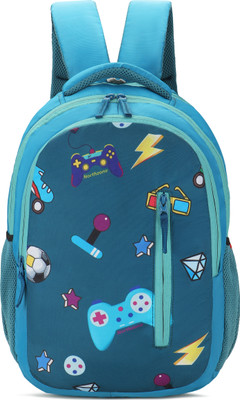 hi guys Polyester School Backpack, 30 Litres, Gaming Print for Nursery Boys and Girls Waterproof School Bag(Light Green, 30 L)