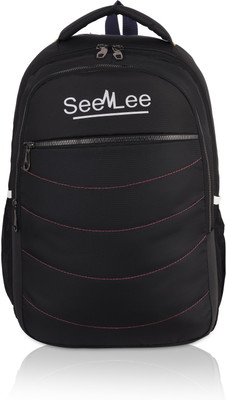 SeeNLee Silver Threads Mens Styling Bag 28 L Backpack(Black)