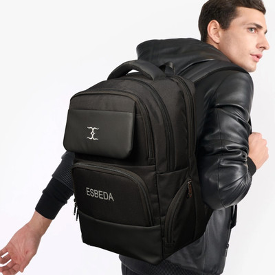 ESBEDA Structured Classic Backpack 2 L Laptop Backpack(Black)