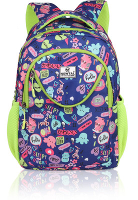 newtal College Backpack with Fun Doodle Print and Spacious Compartments 35 L Backpack(Green)