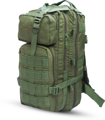 AZAD Army 35 L Backpack for casual with extra space 35 L Backpack(Green)