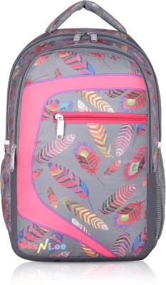 SeeNLee See N Lee | Vainkat Collection | Feathers 28 L Backpack(Grey, Pink)