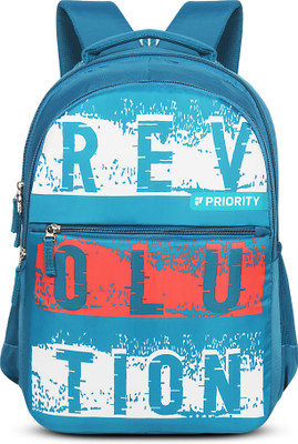 Priority Polyester Magnet 004 Printed College 30 L Backpack(Blue)