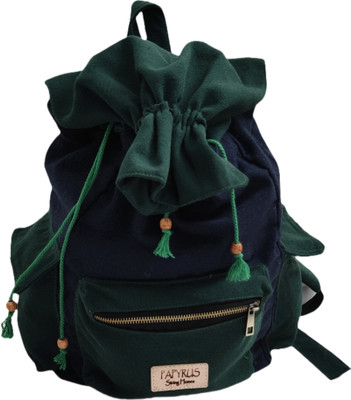 PAPYRUS BP15L1 15 L Backpack(Green, Blue)