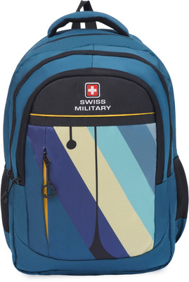 SWISS MILITARY Stylish Multicolor Backpack with Spacious Laptop Compartment - Ergonomic Design 31 L Backpack(Blue)