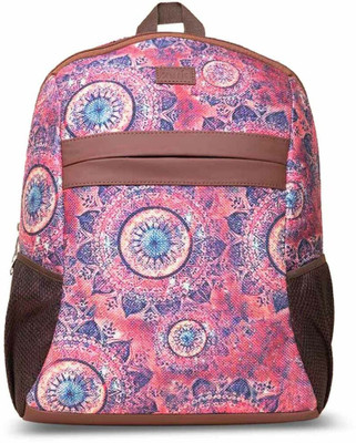 ZOUK Space Chakra Classic Backpack 16 L Laptop Backpack(Pink)