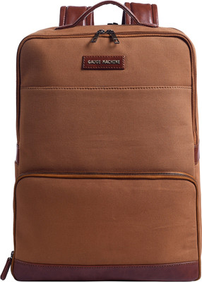Gauge machine With Laptop Compartment 30 L Backpack(Tan)