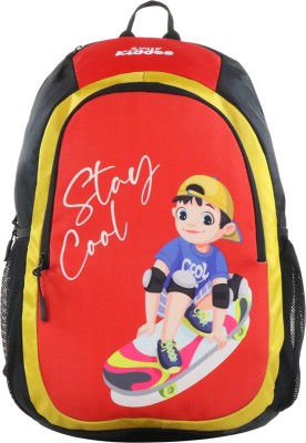 smily kiddos Junior Stay Cool Backpack - Red 29 L Backpack(Red)