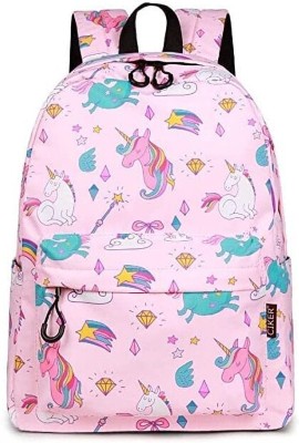 ARV Medium Girls & Women Stylish Trendy College, School & College Bag 15 L Backpack(Pink)