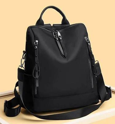 Radhe Medium 25L Laptop Backpack For Women (Black) 25 L Laptop Backpack(Black)