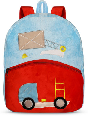 Great More Ladder Truck Backpack | Durable Travel & School Bag for Boys, Girls & Office Use 12 L Backpack(Blue, Red)