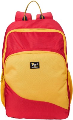 Tuff Gear Light weight College Bags - Ireland Yellow Red Polyester 25 Litre Water Resistance Backpack bag 25 L Backpack(Red, Yellow)