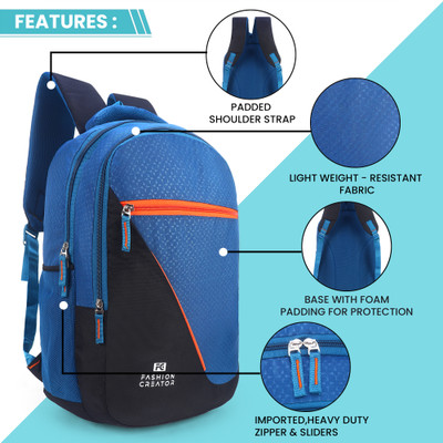Fashion Creator CREX7502 30 L Backpack(Blue)