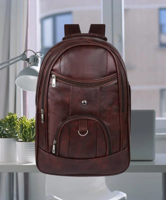 Galaxy Craft leather backpack 25 L Backpack(Brown)