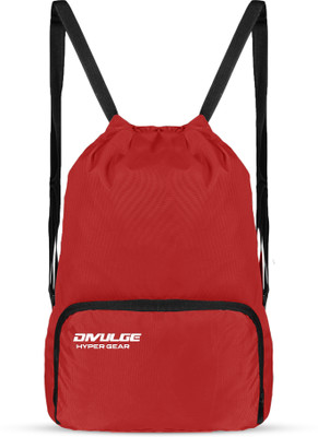 divulge Backpack Meteor Drawstring Bag PUNCH Daypack, Drawstring bag, Sport Bag 19 L Backpack(Red)