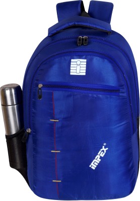IMPEX Laptop Backpack Waterproof Laptop Backpack/School Bag/College Bag 35 L Laptop Backpack(Blue)
