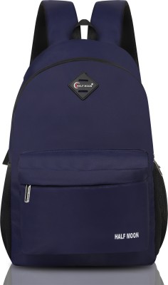 Half Moon 25 l backpack College Tuition Bag 25 L Backpack(Blue)