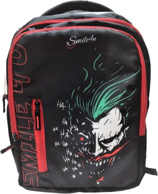 smile4u BLACK ZZA-063 Joker Style Casual Backpack 30 L Backpack 27 L Laptop Backpack(Black)