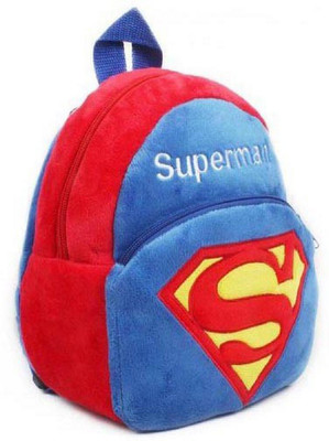 Bluemoon Unisex Kids 3 To 5 Years Soft Febric Kid Ssuperman Bag 10 L Backpack(Multicolor)