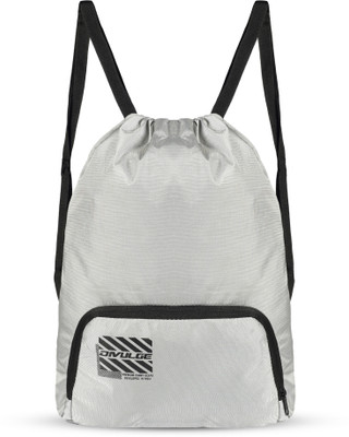 divulge Meteor Drawstring Bag Meteor Daypack, Drawstring bag, Sport Bag 18.5 L Backpack(Silver)