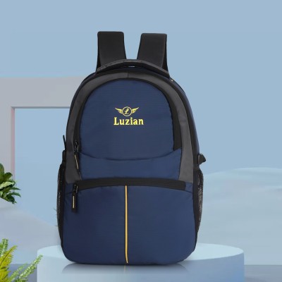 Luzian Casual Travel Office College Laptop Shoulder Unisex Backpack 35 L Laptop Backpack(Blue)