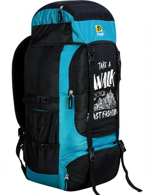 Fast Fashion Travel for Outdoor Sport Hiking Rucksuck Travel Bag Daypack 70 L Laptop Backpack(Blue, Black)