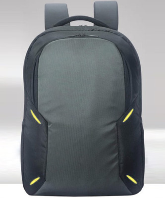 SPIRITED Bag 1015 Light weight Upto 15.6 Inch Laptop Bag 30 L Backpack(Grey, Yellow)