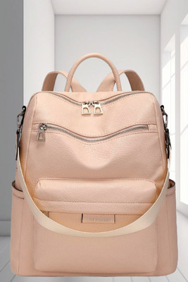 TrueArch Women Backpack Student Backpack Lightweight Comfortable 26 L Backpack(Beige)