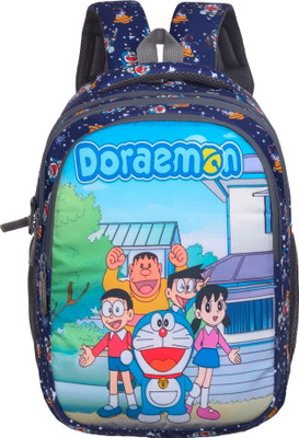 bluura Doraemon School Bag 30 L Backpack(Blue)