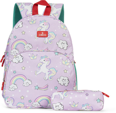 The CLOWNFISH Cosmic Critters 15 L Backpack(Purple)