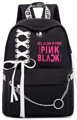 khatushyam collection RIBBEN-BLCKPINK-1PC_19_13 25 L Backpack(Black)