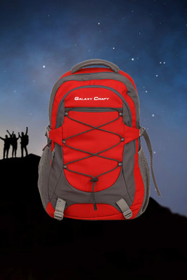 Galaxy Craft Trendy Red & Grey School Bag for Boys & Girls 30 L Backpack(Red)