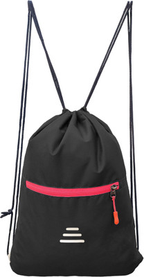 Cp Bigbasket 3-Bar-DS-Black-RedZip_21 12 L Backpack(Black, Red)