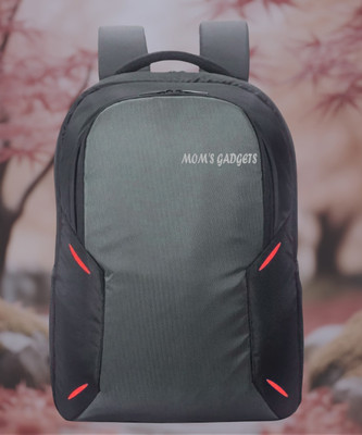 MOM'S GADGETS Backpack Light weight Upto 15.6 Inch Laptop Backpack 30 L Laptop Backpack(Grey, Red)