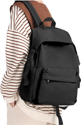 Overnice Stylish college backpack 07 20 L Backpack 20 L Backpack(Black)