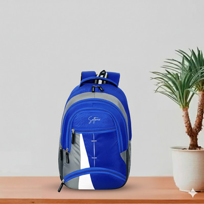 Softmax 30L Laptop Backpack, Office Bag, Backpack Bag For Man and Women 30 L Laptop Backpack(Blue, Grey, White)
