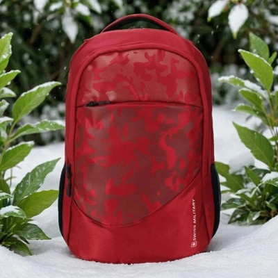 SWISS MILITARY Snowflake Laptop Backpack-15.6-Inch Laptop Bag, 33L Capacity, Adjustable Straps 33 L Backpack(Maroon)