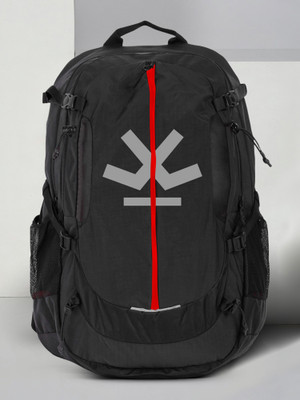 WROGN HUSTLE 45 Pro with Reflective Logo and Rain Cover 45 L Laptop Backpack(Black)
