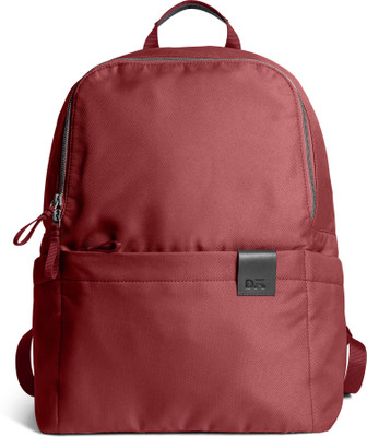 DailyObjects Red Clay Lunar Daypack Bag 15 L Laptop Backpack(Red)