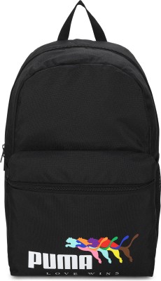 PUMA Phase LOVE WINS BP 25 L Laptop Backpack(Black)