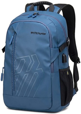Red Lemon Arctic Hunter 15.6 inch laptop bag with Usb Charging Port for Men -Blue 25 L Laptop Backpack(Blue)