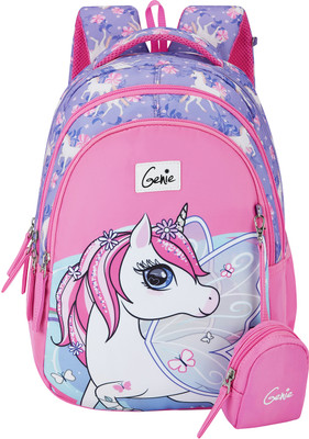 Genie Magic Unicorn 20 L Backpack(Pink)