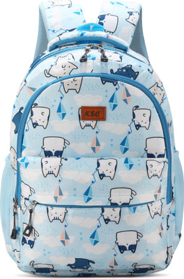 KRISNA SYAM COLLECTION Cartoon Kids School Bag-Cute,Durable,Lightweight Bag for Boys & Girls 35 L Backpack(Blue, White)