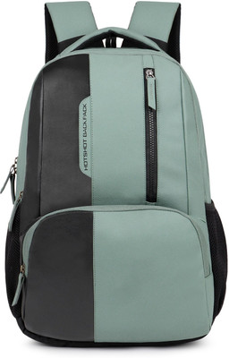 HOT SHOT HOTSHOT BAGS VINTAGE 32L FAUX LEATHER ANTI THEFT LAPTOP|OFFICE|COLLEGE BACKPACK 32 L Laptop Backpack(Green)