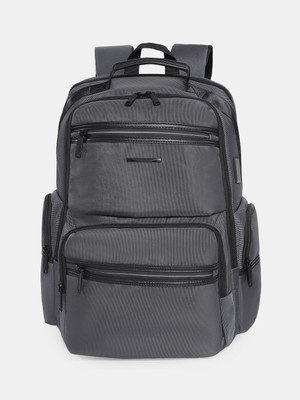 SWISS MILITARY ARGON 29L Laptop Backpack With USB Port, Anti-Theft Pocket & Trolley Strap 29 L Backpack(Grey)