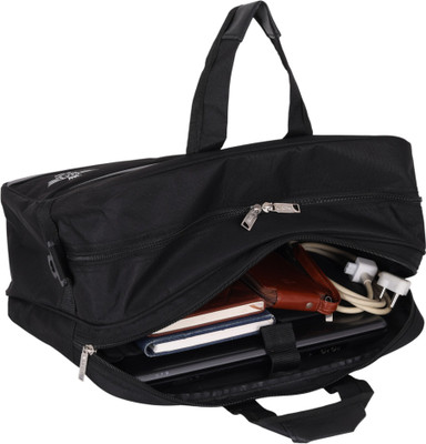 RBW 11.5 Inch Compact Office Laptop Bag – Multi-Pocket Lightweight Work & Travel Bag 30 L Backpack(Black)