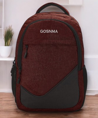 GOSNMA Everyday Backpack ,Ultra Lightweight Backpack for Women and Men(1025) 25 L Laptop Backpack(Maroon, Black)