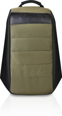 Police Casket Anti theft 25 L Laptop Backpack(Green)